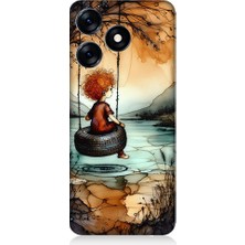 Teknomeg Tecno Spark 10 Uyumlu Yalnız Çocuk  Desenli Silikon Kılıf