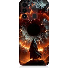 Teknomeg Tecno Spark 8c Uyumlu Ateş Çemberi  Desenli Silikon Kılıf
