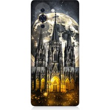 Teknomeg Tecno Nova 10 Se Uyumlu Ay ve Katedral  Desenli Silikon Kılıf