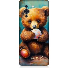 Teknomeg Tecno Nova 10 Se Uyumlu Ayıcık ve Top  Desenli Silikon Kılıf