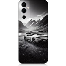 Teknomeg Tecno Pova 3 Uyumlu Dağ Yolunda Araba  Desenli Silikon Kılıf