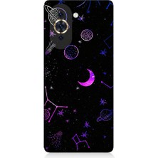 Teknomeg Tecno Nova 10 Uyumlu Uzay Deseni  Desenli Silikon Kılıf