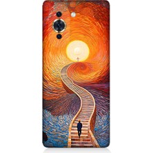 Teknomeg Tecno Nova 10 Uyumlu Işıklı Yol  Desenli Silikon Kılıf