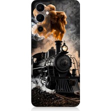 Teknomeg Tecno Pova 3 Uyumlu Kara Tren  Desenli Silikon Kılıf
