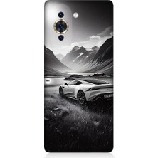 Teknomeg Tecno Nova 10 Uyumlu Dağ Yolunda Araba  Desenli Silikon Kılıf