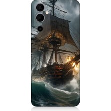 Teknomeg Tecno Pova Neo 2 Uyumlu Fırtınalı Gemi  Desenli Silikon Kılıf