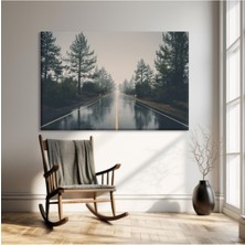 Tosbart Sisli Sabah Yolu Kanvas Tablo