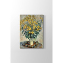 Tosbart Claude Monet - Kudüs Enginar Çiçekleri Tablosu