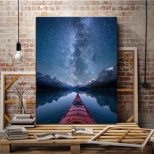 Tosbart Gece Deniz Manzaralı Kanvas Tablo Mn1