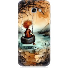 Teknomeg Samsung Galaxy A5 2017 Uyumlu Yalnız Çocuk  Desenli Silikon Kılıf