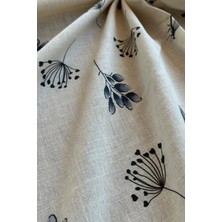 Naturel Zemin Yusufcuk Desenli Pamuk Keten Kumaş / Dry - 169