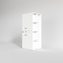Kenzlife çamaşır-kurutma makinesi dolabı ahi evran sağ byz 187*090*60 çekmeceli banyo