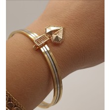 Tılsım Accesories Ajda Charm Zirkon Köşeli Kalp Model