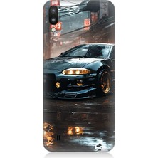 Teknomeg Samsung Galaxy M10 Uyumlu Gece Yarışı  Desenli Silikon Kılıf