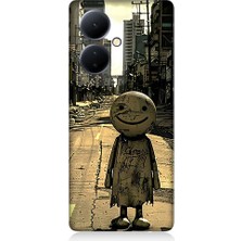 Teknomeg Vivo V29 Lite Uyumlu Boş Şehir  Desenli Silikon Kılıf