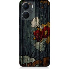 Teknomeg Vivo V16 Uyumlu Patlama Grafiti  Desenli Silikon Kılıf