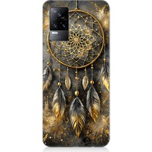 Teknomeg Vivo V21E Uyumlu Rüya Kapanı  Desenli Silikon Kılıf