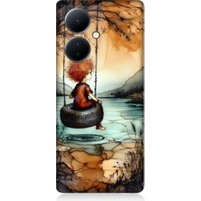 Teknomeg Vivo V29 Lite Uyumlu Yalnız Çocuk  Desenli Silikon Kılıf