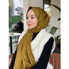 Loryan Scarf Nefti Yeşil Loryan Scarf Floş Jakar Cupra Şal