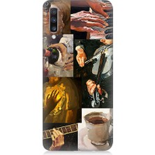 Teknomeg Samsung Galaxy A70 Uyumlu Sanat Kolleksiyonu  Desenli Silikon Kılıf