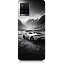 Teknomeg Vivo Y53S Uyumlu Dağ Yolunda Araba  Desenli Silikon Kılıf