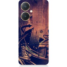 Teknomeg Vivo Y27 Uyumlu Karanlık Tiyatro  Desenli Silikon Kılıf