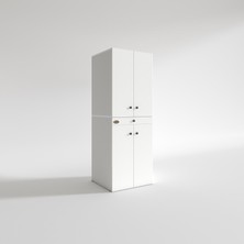 Kenzlife çamaşır-kurutma makinesi dolabı el kindi byz 187*070*60 çekmeceli kapaklı banyo