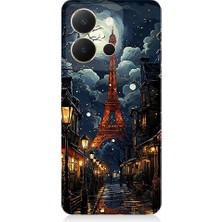 Teknomeg Vivo Y36 Uyumlu Paris Sokakları  Desenli Silikon Kılıf