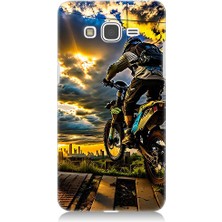 Teknomeg Samsung Galaxy Grand Prime Uyumlu Para Grafiti  Desenli Silikon Kılıf