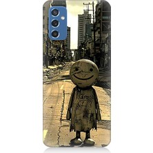 Teknomeg Samsung Galaxy M52 Uyumlu Boş Şehir  Desenli Silikon Kılıf