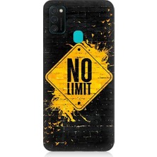 Teknomeg Samsung Galaxy M21 Uyumlu No Limit  Desenli Silikon Kılıf