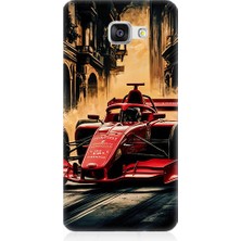 Teknomeg Samsung Galaxy A3 2016 Uyumlu Formula Araba  Desenli Silikon Kılıf