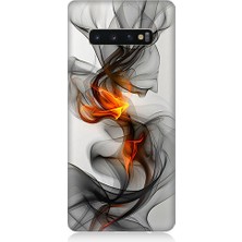 Teknomeg Samsung Galaxy S10 Uyumlu Basketbol Potası  Desenli Silikon Kılıf
