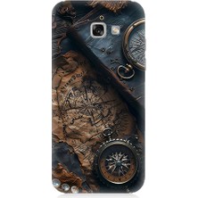 Teknomeg Samsung Galaxy A5 2017 Uyumlu Eski Harita  Desenli Silikon Kılıf