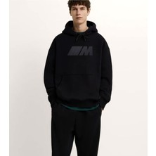 Swozz Bmw E30 Ön ve Sırt Baskılı Siyah 3 Ip Kalın Kumaş  Sweatshirt Hoodie