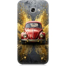 Teknomeg Samsung Galaxy A7 2017 Uyumlu Klasik Vosvos  Desenli Silikon Kılıf