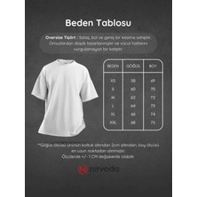 Nirvoda Oversize Judo Yazılı Baskılı Unisex Tişört