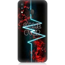 Teknomeg Samsung Galaxy M20 Uyumlu Oyun Bitti  Desenli Silikon Kılıf