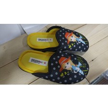 Içi Pamuklu Rahat Taban Kız Çocuk Kışlık Ev Terliği