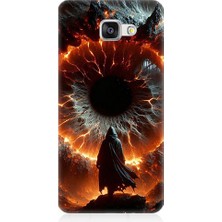 Teknomeg Samsung Galaxy A3 2016 Uyumlu Ateş Çemberi  Desenli Silikon Kılıf