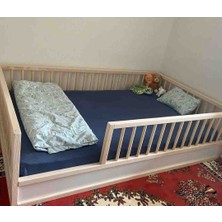 Srky Home Consept Srkyhome Consept Montessori Bebek ve Çocuk Karyolası Doğal Ahşap Yatak