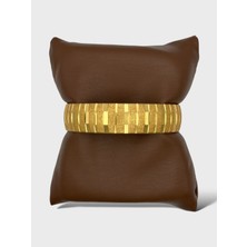 Arnes Jewelry Çelik 22 Ayar Altın Kaplama Bilezik