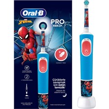 Oral-B Çocuk Şarjlı/Elektrikli Diş Fırçası Spiderman D100