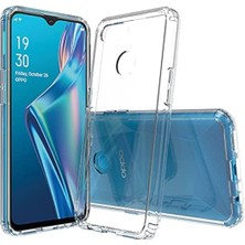 HANPORIUM Oppo A11K Uyumlu Şeffaf Silikon Kılıf - Kamera Korumalı Esnek Tam Koruma Kapak
