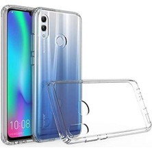 HANPORIUM Honor 10 Lite Uyumlu Şeffaf Silikon Kılıf - Kamera Korumalı Esnek Tam Koruma Kapak