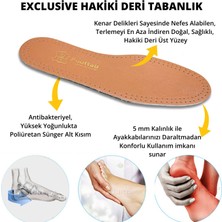 Exclusive Exclusive Deri Kokulu Alt Tabanlık, Ter Emici, Koku Önleyici Siyah Tabanlık