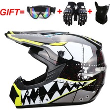 Mundo Venta Unisex Yetişkin Motosiklet Kaskı Off-Road Kask Seti (Yurt Dışından)