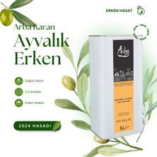 Arba Ayvalık Erken Hasat Naturel Sızma Zeytinyağı 5 lt - Filtresiz