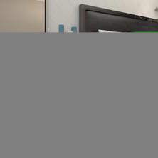 Kenzlife  Komodin Donatur Cvz 74*39*39 Çift Çekmeceli Ahşap Ayaklı Komidin