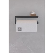 alfams by fmsa Modern Raflı Paslanmaz Çelik Metal Rulo Kağıt Havluluk Peçetelik Banyo Mutfak Düzenleyici